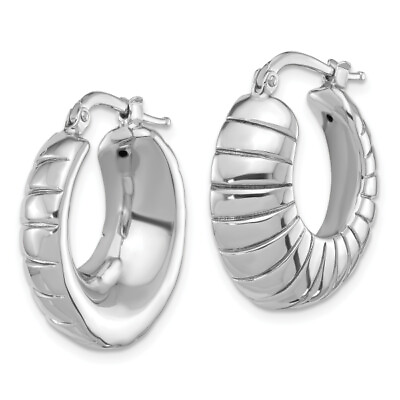 #ad 925 Sterling Silver Small Round Hoop Earrings $122.00