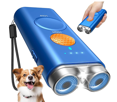 #ad Professional Dog Barking Control Device 3 Training Deterrent Modes Ultrasonic $24.75