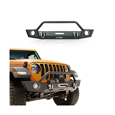 EAG Heavy Duty Front Bumper Offroad with Fog Light Housing Fit for 18 22 Wran... $379.04