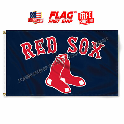 #ad Boston Red Sox Flag 3x5 FT Banner Logo Grommets Fast FREE Shipping US Seller $12.98