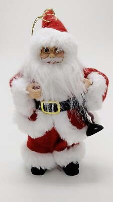 #ad Santa with his Lantern Christman Decoration Ornament H =7 inches $15.25