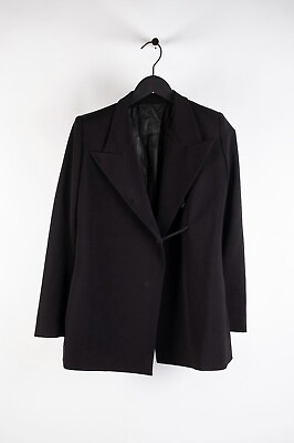 #ad Jean Paul Gaultier Women Blazer Black Hoop Closing Size 44IT10US fits M H3271 $236.55