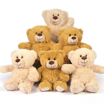 #ad 10quot; Teddy Bears Bulk 6 Packs Teddy Bear Stuffed Animals Plush Toys Gift for Kids $28.02