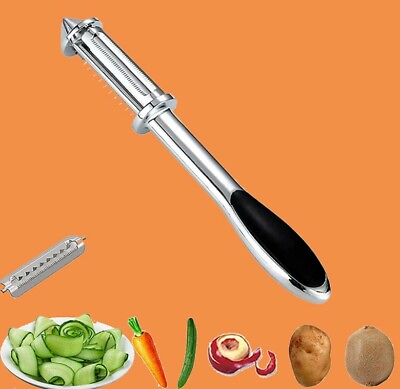 #ad 3 in 1 Stainless Steel Peeler Kitchen Tool Multifunctional Vegetable Peeler $24.95
