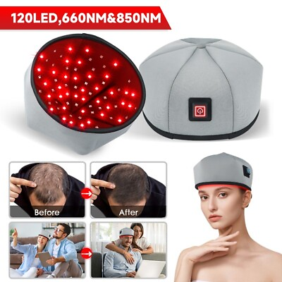 #ad #ad 660nm Red Light Therapy Cap LED Laser Hair Growth Hat Loss Treatment Scalp Care $69.29