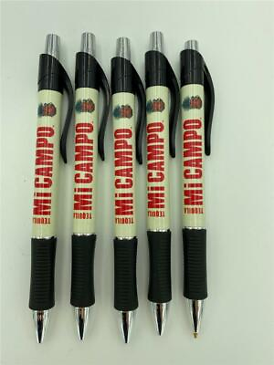 #ad NEW Lot of 5 Tequila Mi Campo Black Ink Ball Point Pens Day Of The Dead $6.99