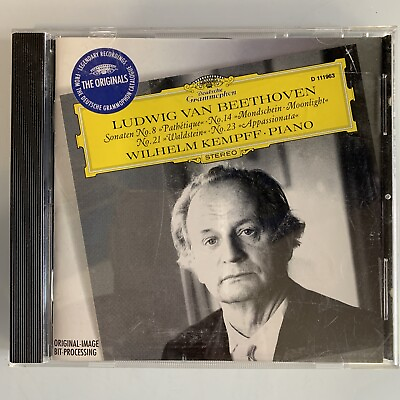 #ad Beethoven Klaviersonaten Pathetique Kempff CD Record Club Version $6.98