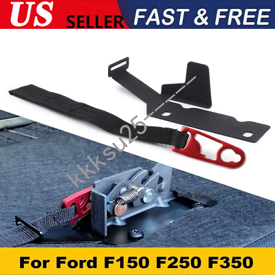 For 2009 2022 Ford F150 F250 F350 Rear Seat Quick Latch Release Kit Black Strap $10.47