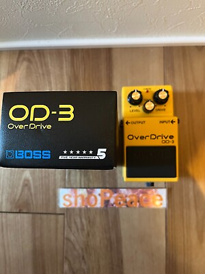 #ad Boss OD 3 OD3 Overdrive Guitar Effect Pedal Guitar Basses Accessory JP USED $85.00