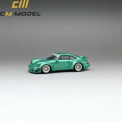 #ad 1:64 RWB 964 Metallic Flash Green CM Model Porsche 911 AU $49.99