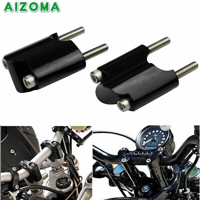 #ad Pair CNC Motorcycle 1#x27;#x27; Bars Handlebar Riser Extension For Harley Forty Eight XL $32.68