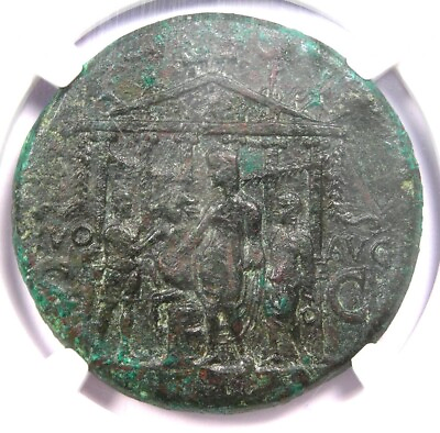 Gaius Caligula AE Sestertius Copper Roman Coin 37 41 AD Certified NGC VF $1315.75