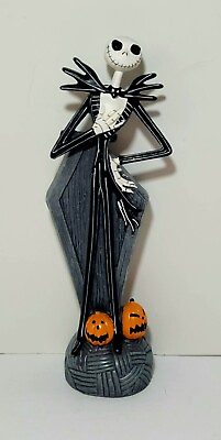 #ad 12 Inch The Nightmare Before Christmas Jack Skellington amp; Pumpkins Statue $44.95
