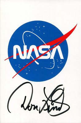 #ad Don Lind NASA STS Astronaut Space Navy UC Berkeley Signed Autograph Photo $15.99
