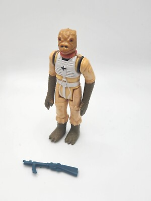 1980 Vintage Star Wars Bossk Action Figure Complete Original Gun Bounty Hunter $35.67