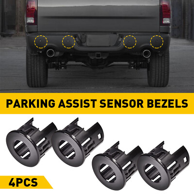 #ad Front Rear Bumper Park Assist Sensor Bezel for 2014 2019 Dodge Ram 1500amp;Classic $16.99