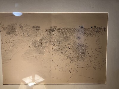 #ad Raoul Dufy Original lithograph “The vineyard” 1953 From “Illuminations Nouvelles $350.00