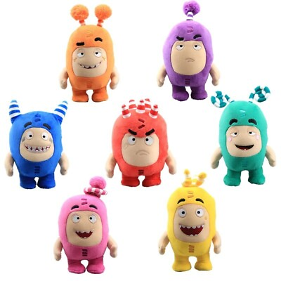 #ad 7pcs lot 18cm Oddbods Cute Cartoon Plush Toys Dolls Animation Treasure Xmas gift $55.65