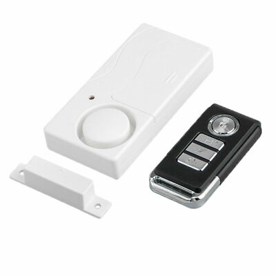 #ad #ad Window Door Sensor Alarm Wireless Detect Burglar Magnetic Sensor Remote Control $14.36