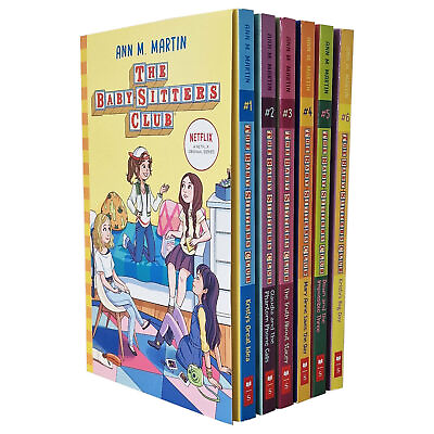 #ad The Babysitters Club Series by Ann M. Martin 1 6 Books Set Ages 8 12 Paperback $26.99