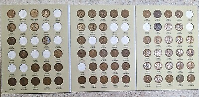#ad 68 Coin Set 1909 1940 LINCOLN WHEAT PENNY CENT Early Dates Collection # 203 $71.99