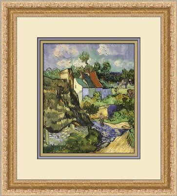 #ad Vincent Van Gogh House of Auvers Custom Framed Print $65.00