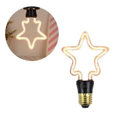 #ad Bulb Star Shape Light Bulb Bulb Lamp Decorative Light Bulb $9.99