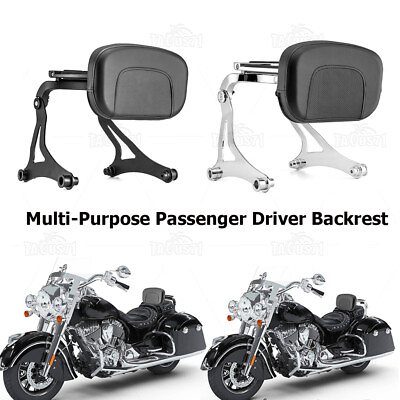 #ad Adjust Multi Purpose Passenger Driver Backrest Sissy Bar For Indian Chieftain $239.99