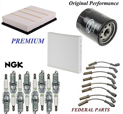 #ad Tune Up Kit Filters Wire Spark Plugs For CHEVROLET SUBURBAN 3500 HD V8 6.0L 2019 $136.94