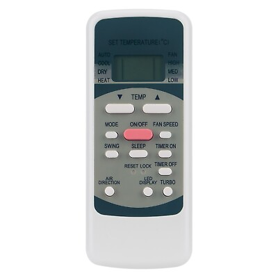 #ad R51M E Replace Remote Control Fit for MIDEA Air Conditioner R51L1 BGE R51l5 BGE $9.99