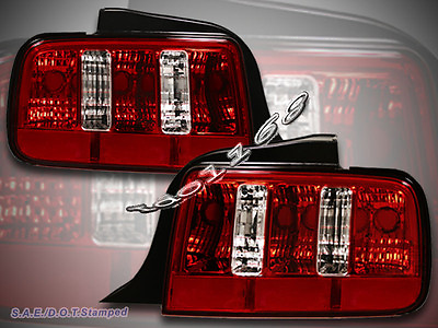 2005 2009 FORD MUSTANG GT TAIL LIGHT RED STYLE PAIR 2006 2007 2008 $155.00