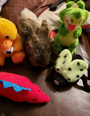 #ad Lot of 5 Plush Toys Wee Collection disneyDisney Int. Dinoduck gator rabbitbug $20.00
