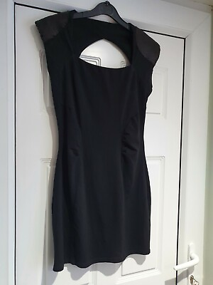 Fab Little Mistress Black Mini Dress Sexy Elegant Occasion Size 10 12 VGC GBP 30.00