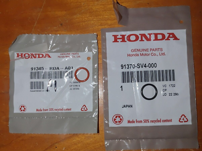 OEM HONDA ACURA POWER STEERING PUMP INLET amp; OUTLET O RING SEALS NEW 2PC KIT $7.57