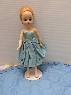 #ad 1950’s Vintage Little Miss Revlon Ideal Doll 10 1 2 Inches In Tagged Vogue Dress $90.00