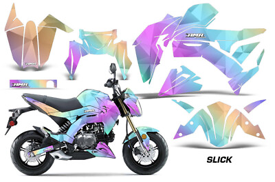 #ad MX Decal Graphic Kit Dirt Bike For Kawasaki Z125 PRO 2017 2023 Slick $169.95