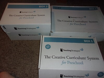 #ad Teaching Strategies THE CREATIVE CURRICULUM SYSTEM FOR PRESCHOOL Complete 3 Boxe $1100.00