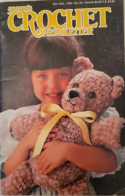 #ad Annie#x27;s Crochet Newsletter Magazine November December 1989 Number 42 $5.99
