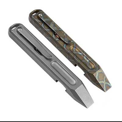 #ad EDC Large Solid Titanium Alloy Outdoor Multi Home Tools Pry Bar Crowbar Opener $51.75