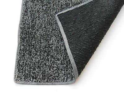 Indoor Outdoor Grey Black Artificial Grass Turf Available in Multiple Sizes $8.80