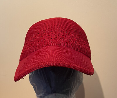 #ad #ad Adult Adjustable Unisex Strapback Red Structured Knit Baseball Cap Hat $9.90