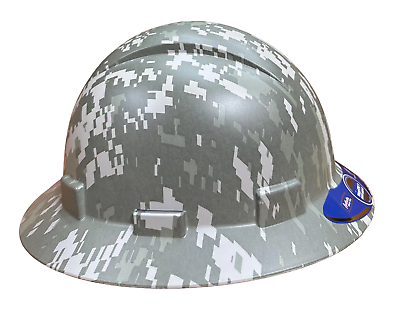 #ad TRUECREST Pixel Full Brim Hard Hat with Fas trac Suspension $19.98