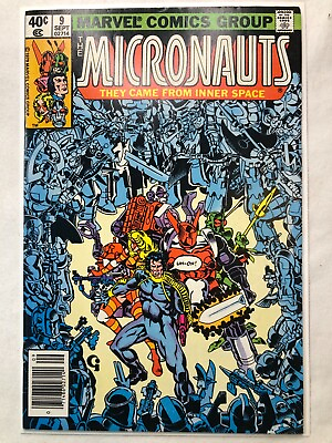 #ad The Micronauts #9 Sept 1979 Vintage Bronze Age Marvel Comics $14.95