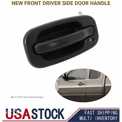 #ad Front Driver Side Left Outside Exterior Door Handle For 99 2007 Silverado Sierra $9.35