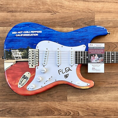 #ad FLEA Signed Guitar Custom 1 1 Graphics JSA COA RED HOT CHILI PEPPERS 🎸 $1749.90