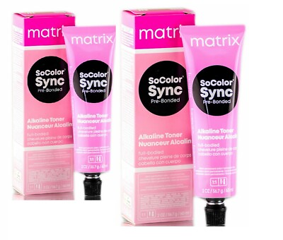 Matrix SoColor Sync Alkaline Toner 2oz Pre Bonded Choose Your Color #ad $11.95