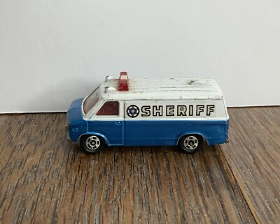 #ad Tomy Tomica Japan 1977 Chevrolet Custom Van Sheriff Police Die cast Car $12.88