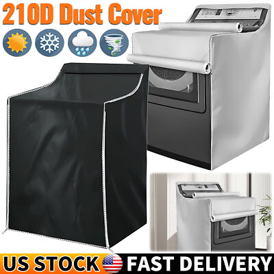 Washing Machine Top Dust Cover Laundry Washer Dryer Protect Waterproof Dustproof $16.98