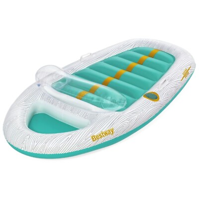 #ad Inflatable Pool Lounger FloatVacation Yacht Lounge nflatable Pool $29.08
