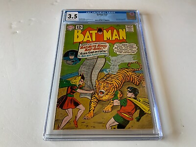 #ad BATMAN 144 CGC 3.5 JOKER BAT WOMAN BAT GIRL BAT MITE DC COMICS 1961 $182.39